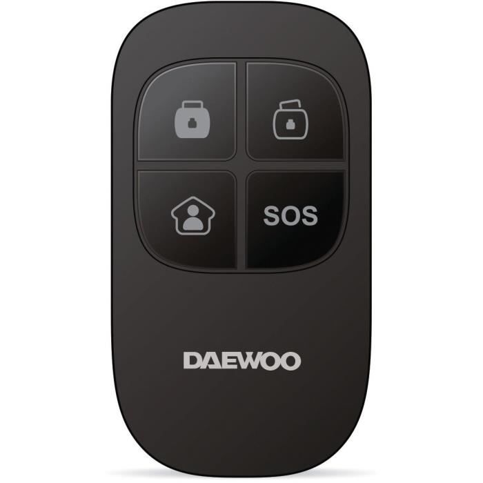 Télécommande DAEWOO WRC501 pour système d'alarme SA501 - Connexion RF868 Mhz avec la centrale - Armez/désarmez