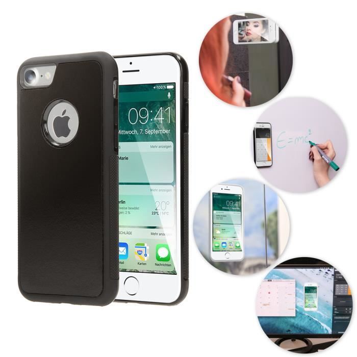 Coque IPhone Magnétique Avec Support Selfie Ventouse - Compatible 13Pro,12,11,X, Etc. - Reconditionnée
