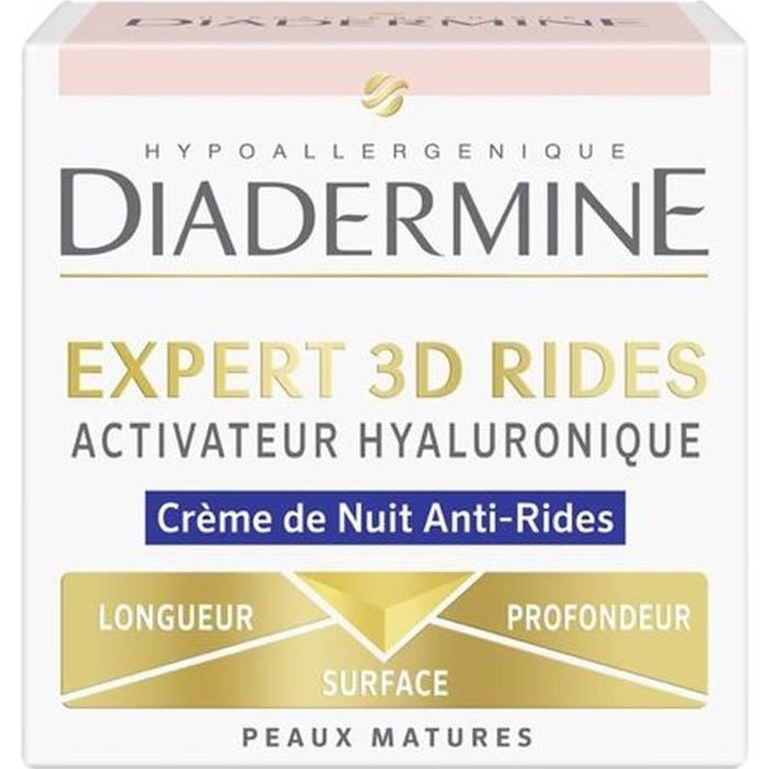 Diadermine Creme Expert 3d Antirides Nuit 50 Ml Achat