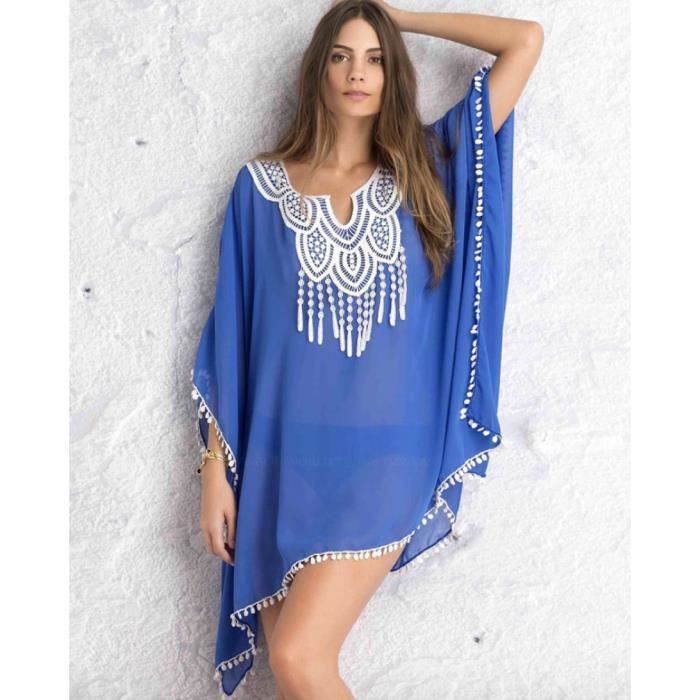 robe de plage mousseline