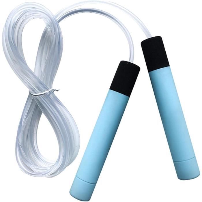 Corde à Sauter électrique Intelligente – Comptage Automatique, Télécommande, Idéale Pour Fitness Maison Et Bureau (Bleu Ciel)
