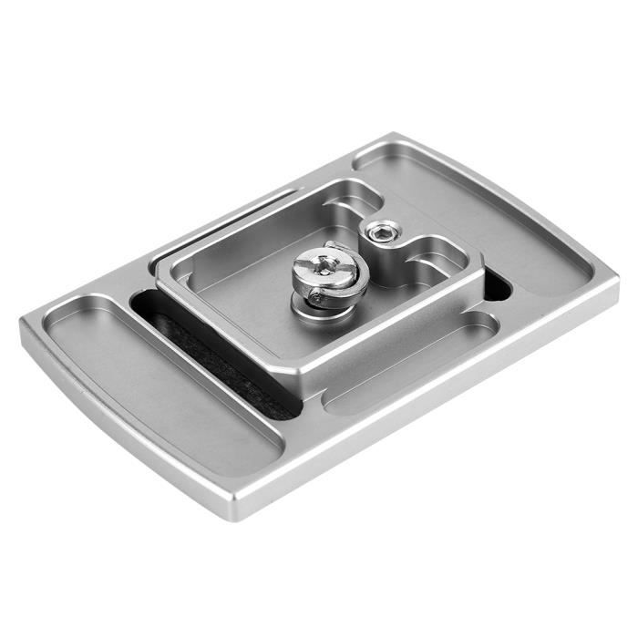 Plaque Fixation Rapide Universelle Appareil Photo – Filetage 1/4", ABS, Antidérapante, Compatible Trépieds