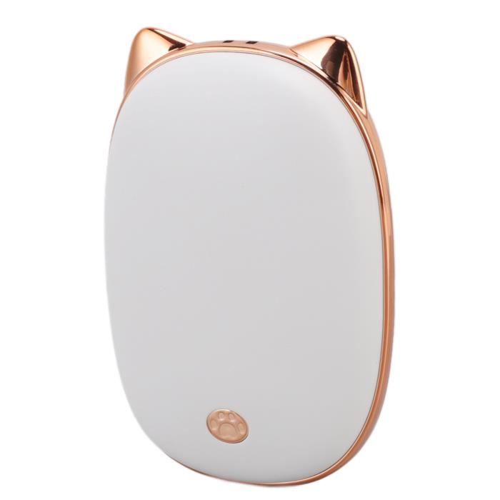 Peluche Polyester Sécurité Peau Manchon Chauffant USB Rechargeable Atyhao - Peluche Douce Pour Mains - Gris Manchon Peluche Douce