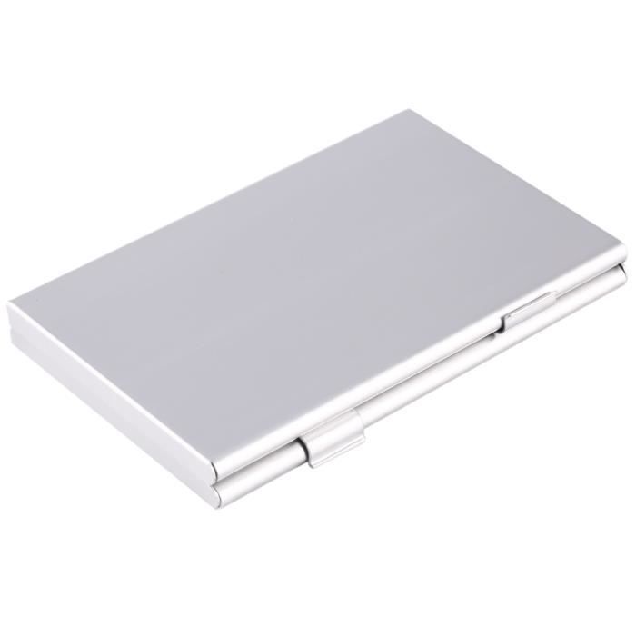 EJ.life Étui pour carte SD Portable en aluminium pour 6 pièces SD