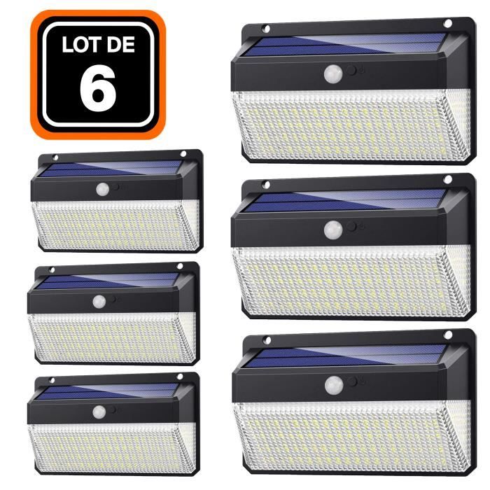 Projecteur solaire - EUROPALAMP - Détecteur de mouvement - 228 LED - 2000LM Projecteur solaire - EUROPALAMP - Détecteur de mouvement - 228 LED - 2000LM