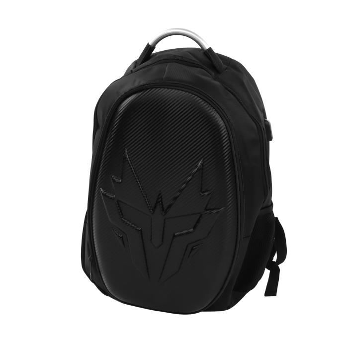 Sac à dos ordinateur portable pour homme, avec verrou antivol et port USB, 17 pouces, coque dure