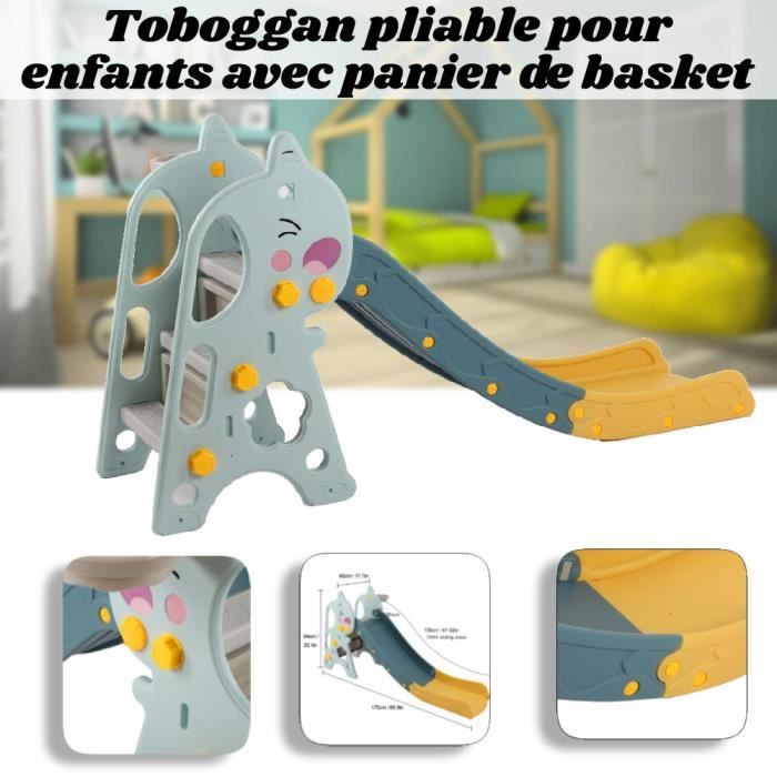 Toboggan de jardin pour enfants, 3 m de long, pliable Toboggan de jardin pour enfants, 3 m de long, pliable