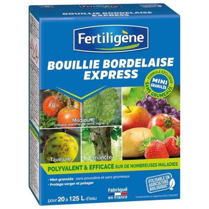 Fertiligene Bouillie Bordelaise Ganules Solubles 500 G Achat Vente Traitements Plantes Bouillie Bordelaise Ganules Cdiscount