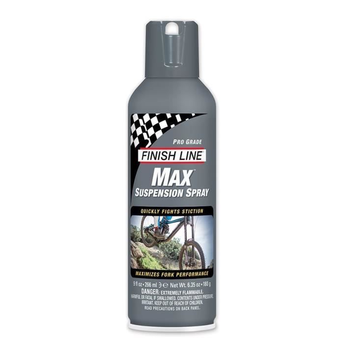 FINISH LINE Lubrifiant de Suspension Spray Max ProGrade 9 Oz 2660 Ml