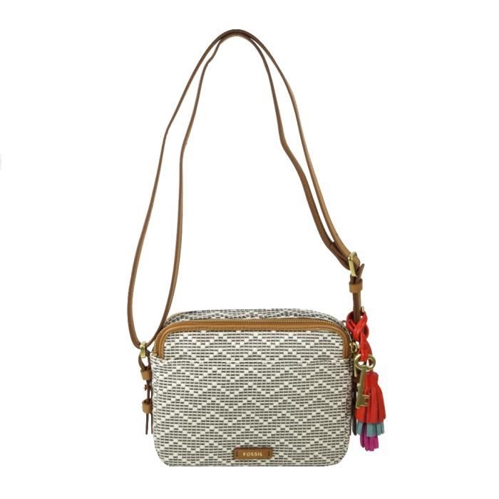 Fossil Fossil Piper Toaster Cr me Naturelle Noir Femmes Sac