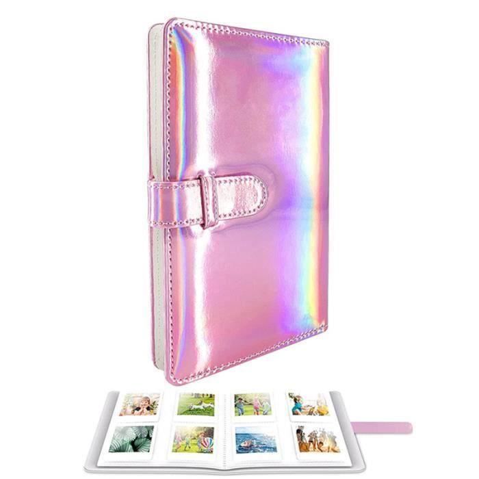 Mini Album Photo 3 Pouces 96 Poches – Rose Mignon Pour Photos Instax, Sofort, Lomo & Mini