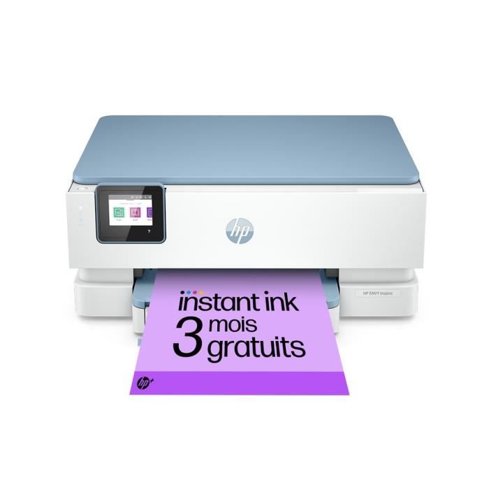 Imprimante tout-en-un HP Envy Inspire 7221e jet dencre couleur – 3 mois dInstant ink inclus avec HP+