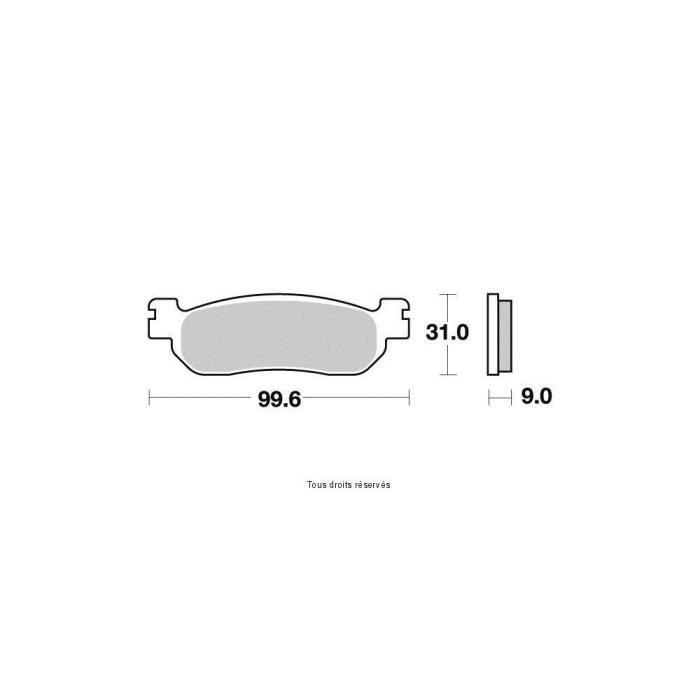 Kyoto pour YAMAHA XJ 600 N DIVERSION 1998-2002 Plaquettes de frein AV