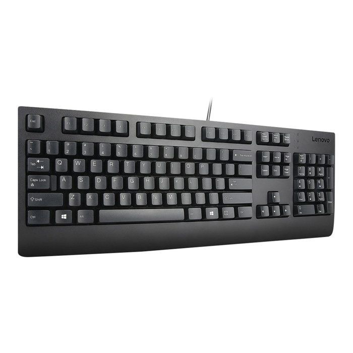Clavier USB Lenovo 4X30M86918 – Filaire, QWERTY, Pavé Numérique - vue 8