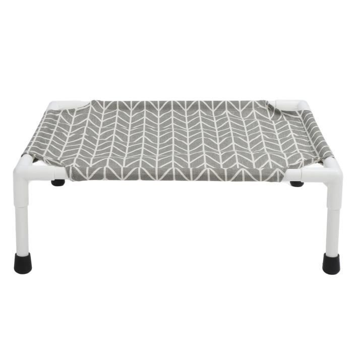 Comparer les prix de minifinker Lit surélevé pour chien robuste lit de chien à refroidissement détachable lavable portable pour animaux de toutes les