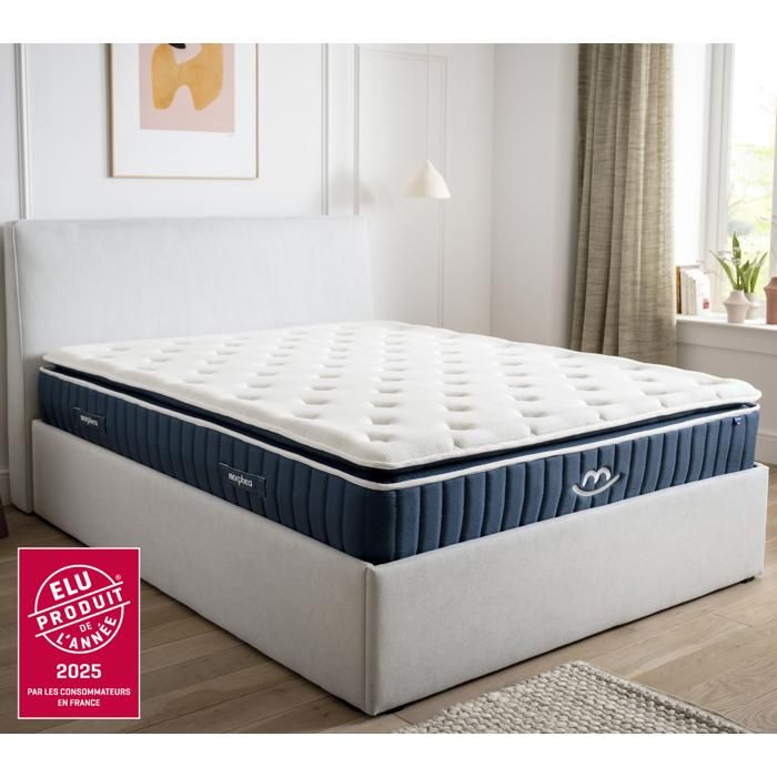 Matelas luxe hybride mémoire de forme 160x200 épais 30cm - Victoria - Morphea
