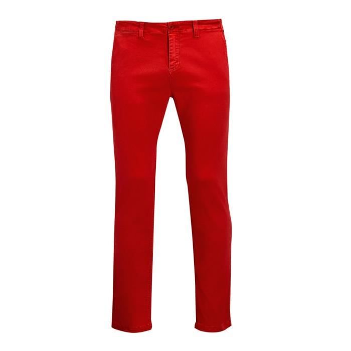 Chino homme rouge outlet