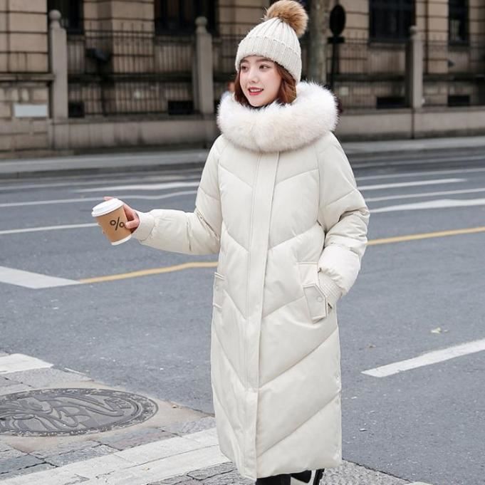 MANTEAU Femme Hiver Manche Longue Garder au chaud Coton Coupe slim Blanc ZC Blanc Cdiscount Pret a Porter