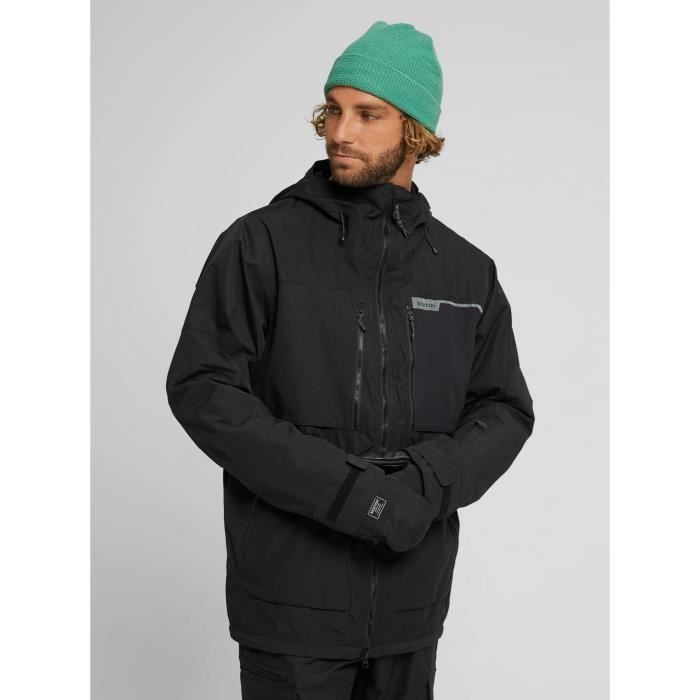Veste De Ski snow Burton Frostner True Black Homme Cdiscount Sport