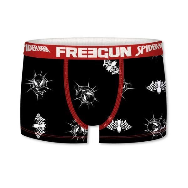 Freegun Boxer Bebe Garcon Microfibre Min Noir Rouge Spiderman Noir Cdiscount Pret A Porter