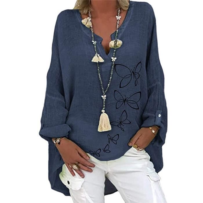 Tunique lin deals femme grande taille