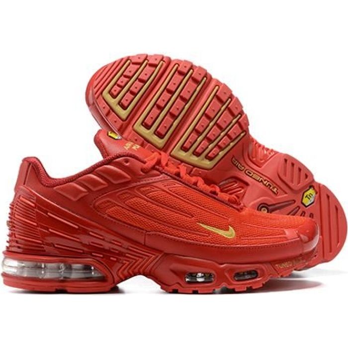 Basket NIKEs AIRs MAX TN Plus TxT Chaussures de Running Homme rouge