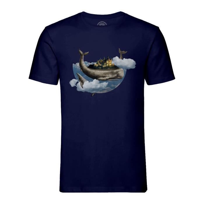 T-shirt Homme Baleine Aquarelle