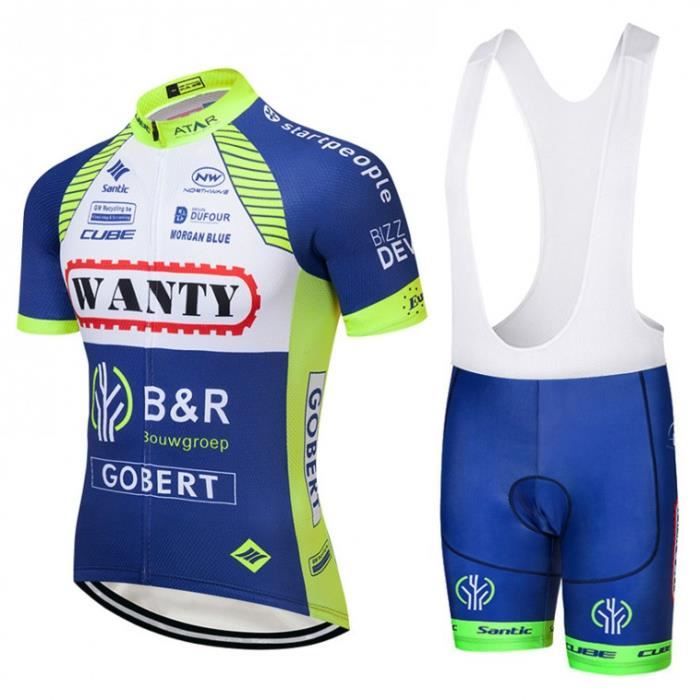 Homme à Manches Courtes Maillot De Cyclisme Vélo Cuissard Kits Clothing 