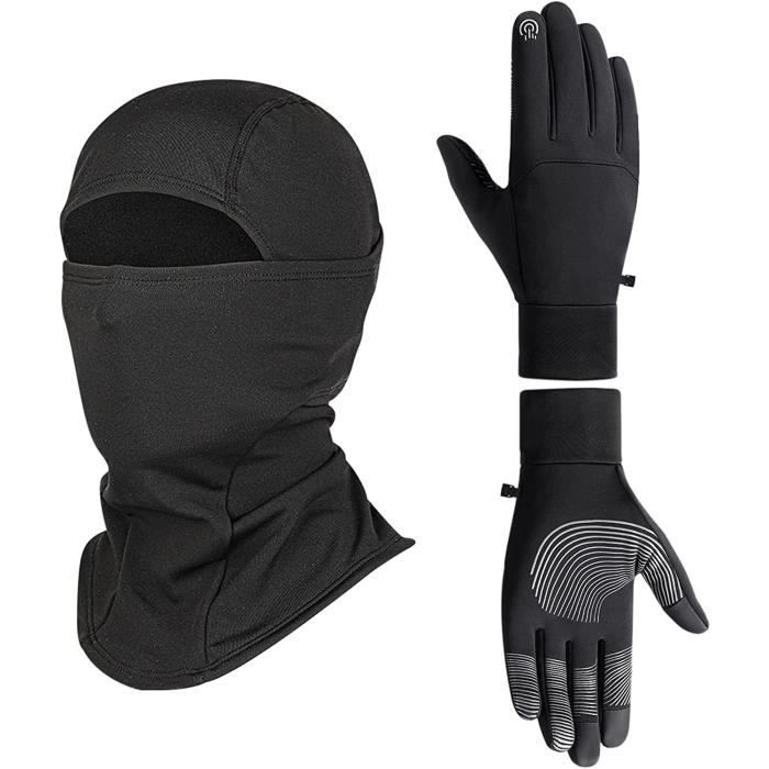 Gants D'hiver Touchscreen Unisexes - Tricot Acrylique Chaud - Paume Antidérapante Silicone - Conduite, Vélo, Rando - 13