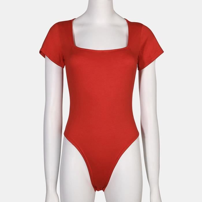 Body Brillant à Manches Courtes Pour Homme - Nylon élastique, Moulant, Pour Déguisement, Soirée Ou Nuit Romantique