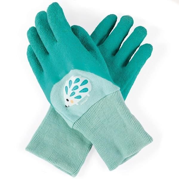 gants de jardinage - happy garden - enfant - coton - vert