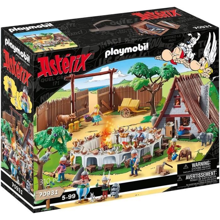 PLAYMOBIL - 70931 - Astérix : Le banquet du village