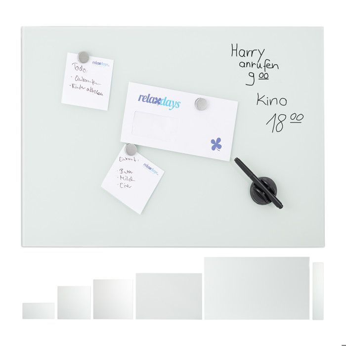 Tableau Blanc En Verre Magnétique Master Of Boards - Surface Effaçable à Aimants - Neuf - Fabriqué En Allemagne