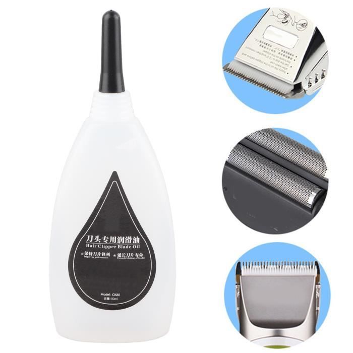 SALUTUYA huile de tondeuse à cheveux Huile de tondeuse 80ml pour tondeuses à cheveux, hygiene