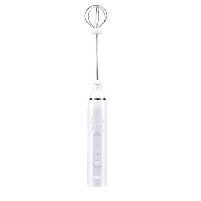 Batteur Électrique Sans Fil Rechargeable Portable - Rose, Idéal Cuisine