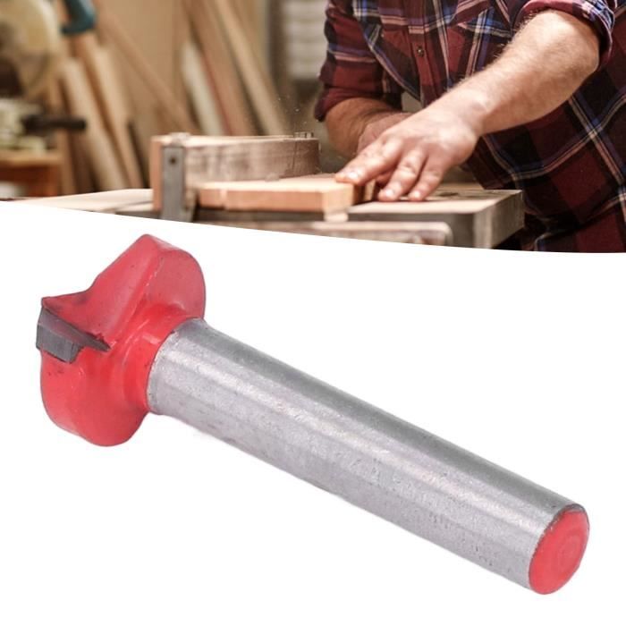 Sourcing Map 120 Degré V-Rainure Fraise Mèche 32mm Diamètre Avec