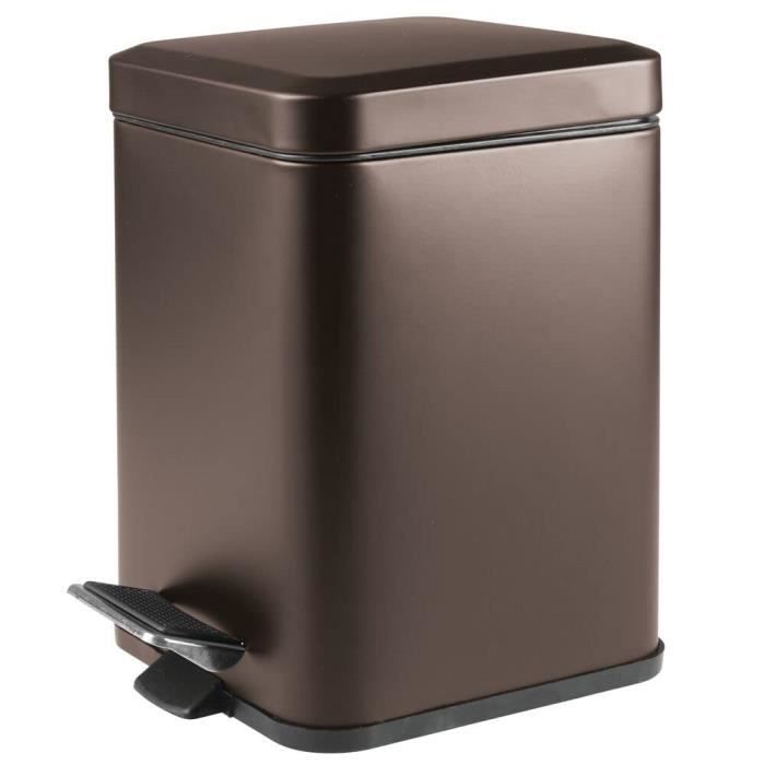 SO-TECH Couvercle Pour Seau De 6L Eins2vier - Tri Déchets Poubelle Cuisine Gris Aluminium, Compatible Ninka