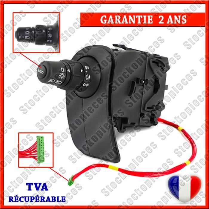 Commodo Commande Phare Clignotants Renault Opel 7701048912 7701059356  7701048912 - Cdiscount Auto