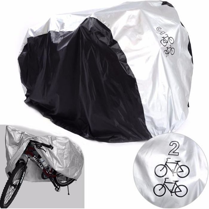 2 Housse Vélo Extérieur Impermeable - Protection Pluie Et Soleil Pour VTT, Scooter, Moto