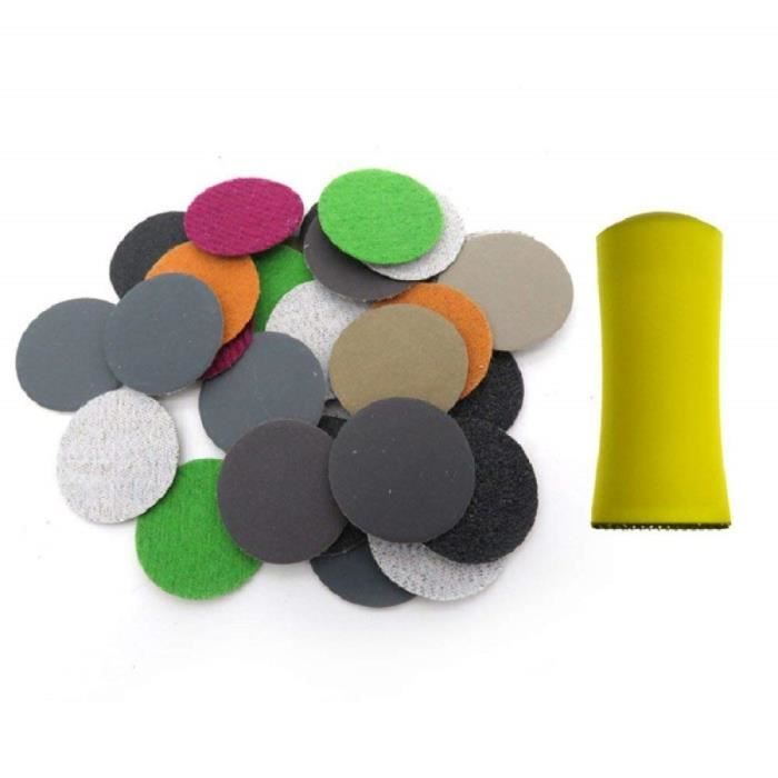 Sourcing Map 3 Pouce Éponge Ponçage Crochet Et Boucle