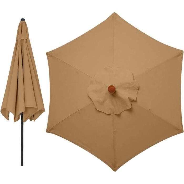 Housse De Protection Imperméable Pour Parasol De Patio - Tissu Oxford 210D, Résistante Aux UV, Avec Sangles Anti-vent (environ 35x50x190 Cm) - 8