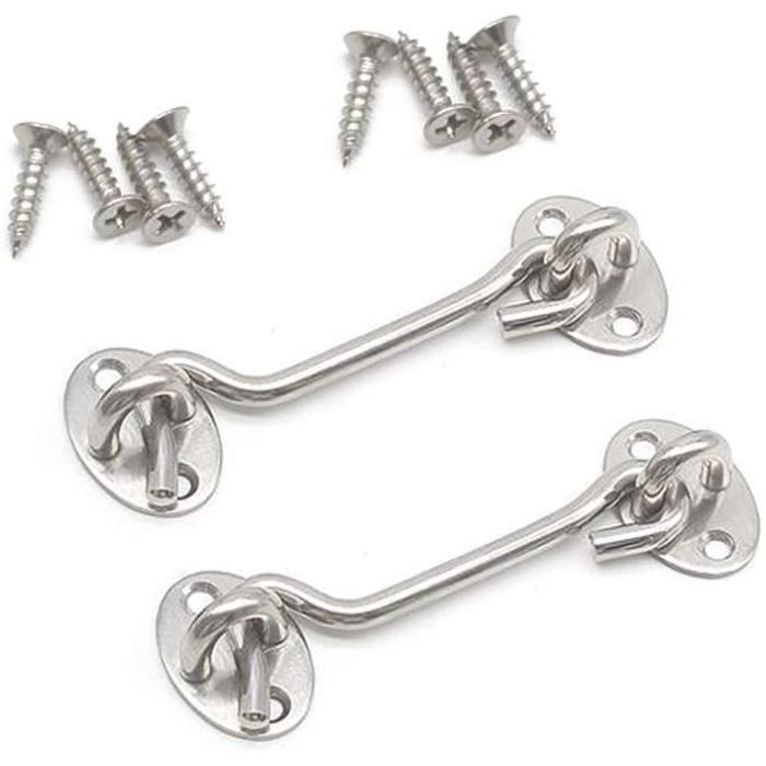 Tahbarshi 2 Pièces Crochet Porte, Crochet De Cabine Oeil Porte Loquet