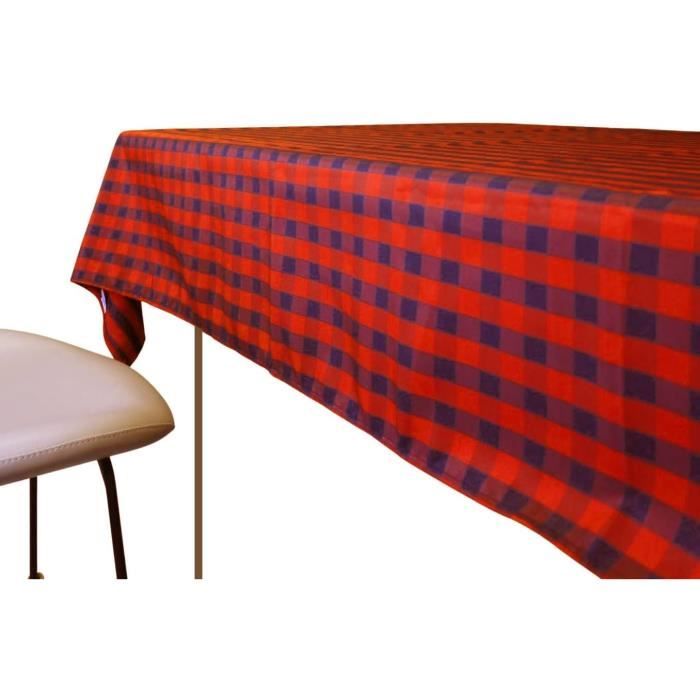 Nappe En Élasthanne Extensible Rectangulaire ENEN - Infroissable, Lavable, Pour Table 1,2m à 1,8m (Beige Et Autres) - 1