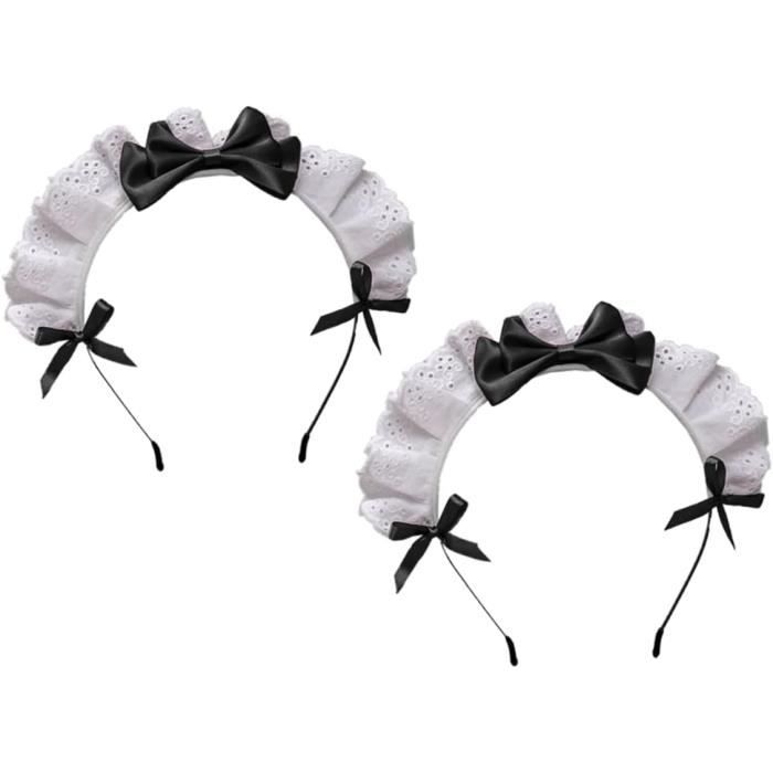 Kit Accessoires Années 80 VIKSAUN - 5 Pièces : Bandeau Dentelle, Collier, Boucles D'Oreilles, Bracelet Néon Et Gants Résille