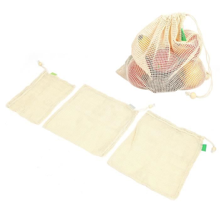 Sac En Maille Cueillette Champignons - Respirant, Poche Intérieure - Transport Fruits Et Légumes