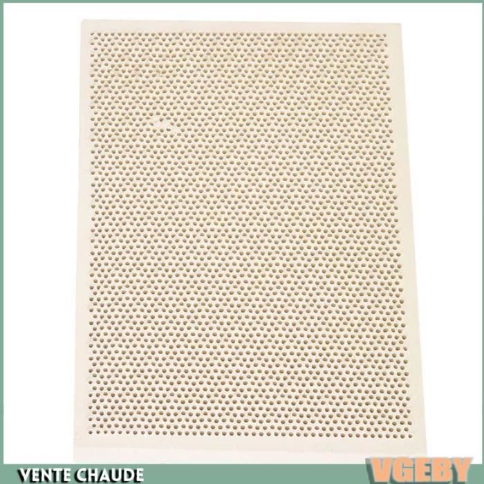 Plaque à Souder En Céramique En Nid D'abeille - 135x95x13 Mm - Résiste Jusqu'à 1000°C - Avec 10 Aiguilles En Acier Inoxydable - Pour Bijouterie, Soudure