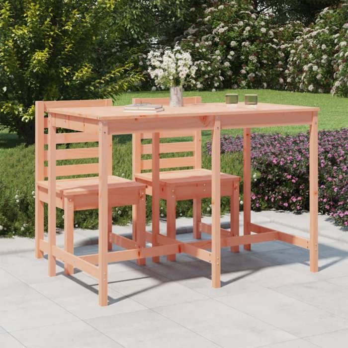VIDAXL Table de jardin 159 5x82 5x110 cm douglas - vue 2