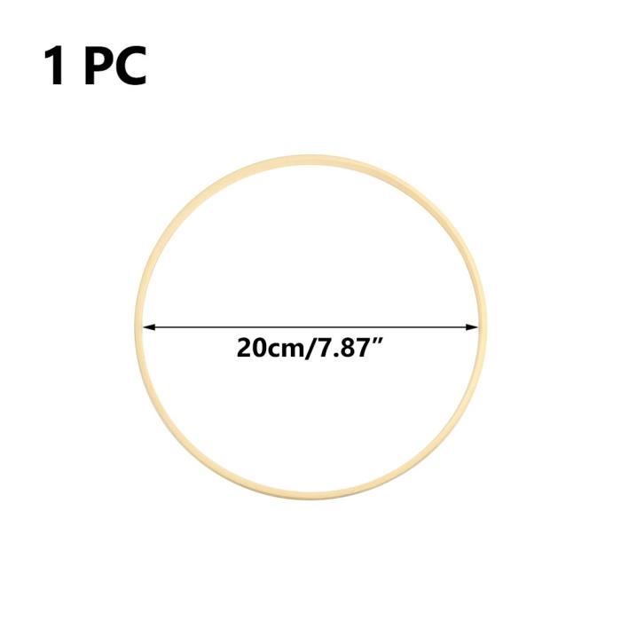 4 Cerceaux En Métal Doré Antique 20 Cm De Diamètre, épaisseur 3 Mm - Pour Attrape-rêves, Macramé, Broderie, Décoration DIY
