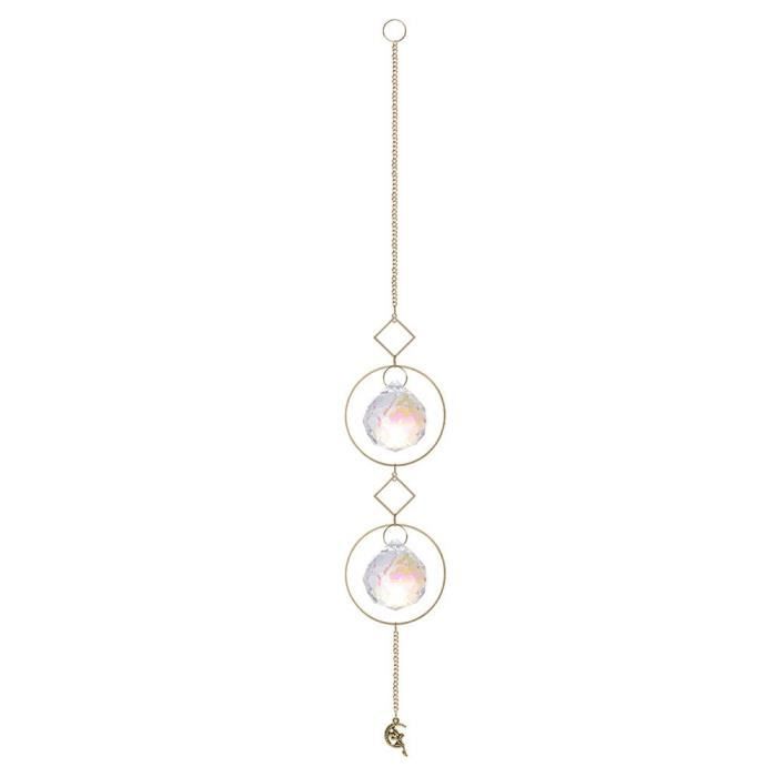 Carillon éolien En Cristal, Pendentif Arc-en-ciel Pour Fenêtre D'intérieur, Outil De Décoration Effet Réfléchissant, Attrape-soleil, Fenêtre