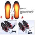 40-44 -Semelles chauffantes USB pour chaussures, pieds, chaussettes chaudes, tapis chauffant électriquement, semelles lavables, chau-1